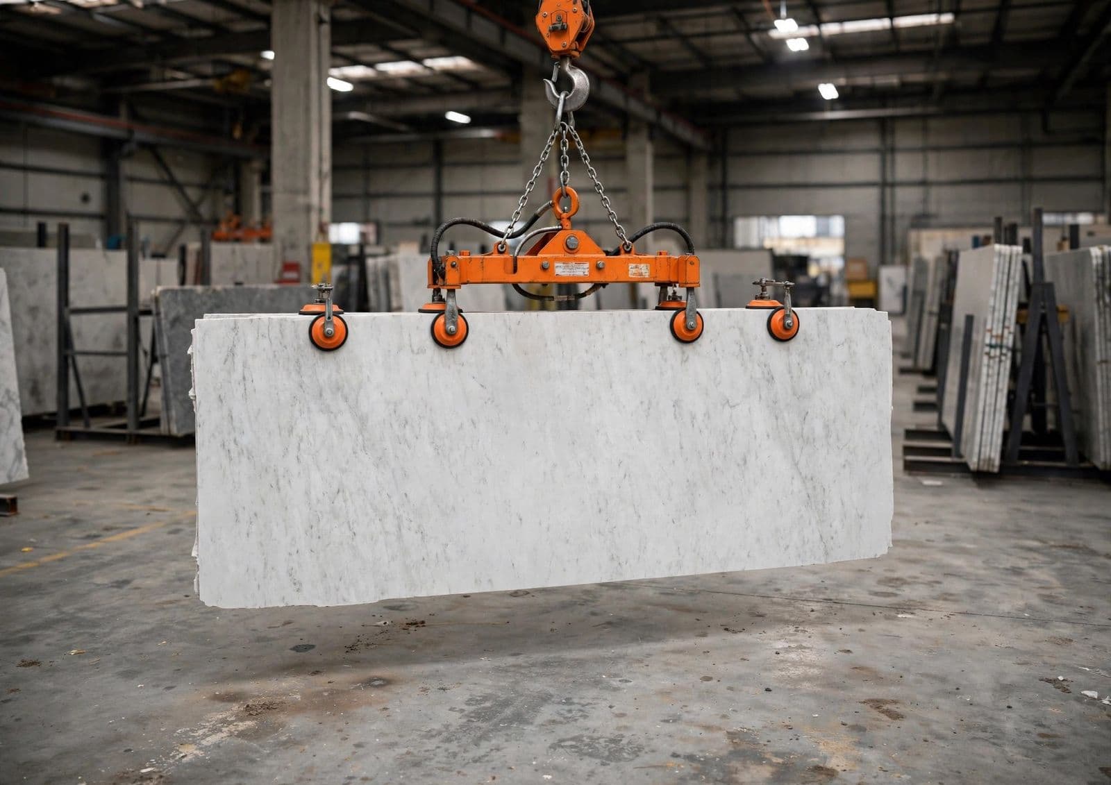 Grespania Coverlam Carrara Natural — 120 × 260 cm Wall product view
