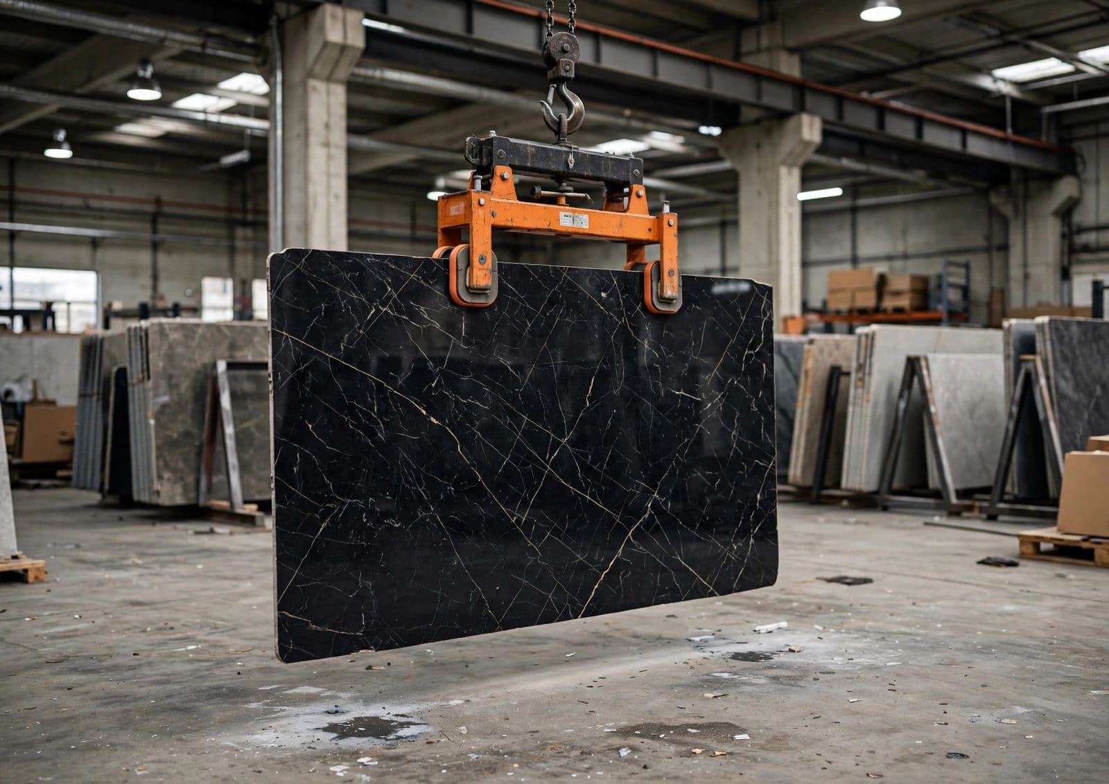 Grespania Coverlam Nero Ardi — 120 × 260 cm Wall product view