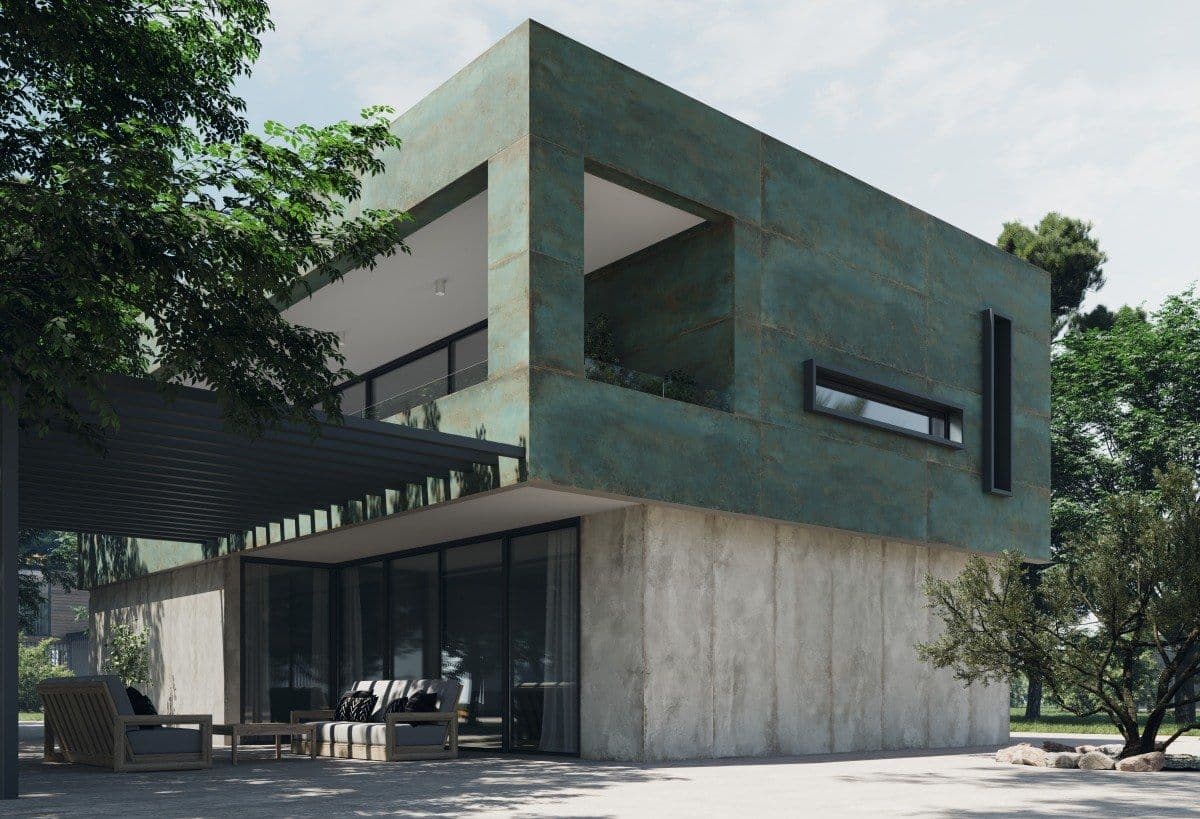 Grespania Coverlam Top Distrito Aluminio 12 mm product view